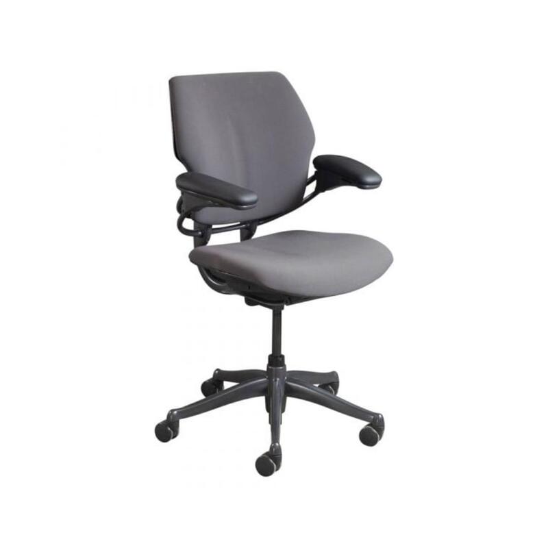 Freedom Used Mid Back Task Chair, Eggplant - Image 1