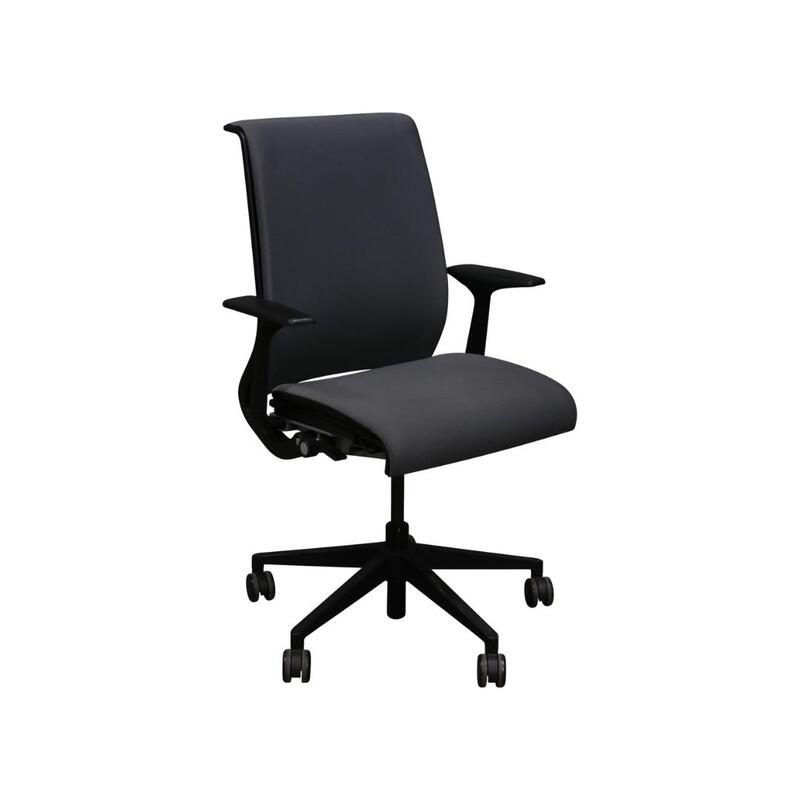 Think Used Conference Chair, Gray - Image 1