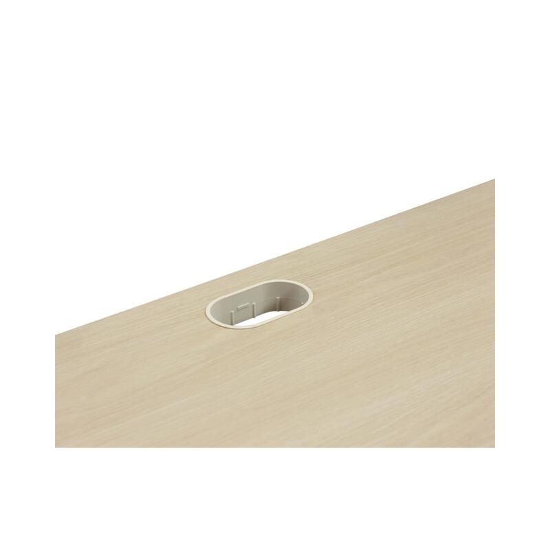 Used 30×70 In Adjustable Height Table Desk, Light Oak - Thumbnail 4