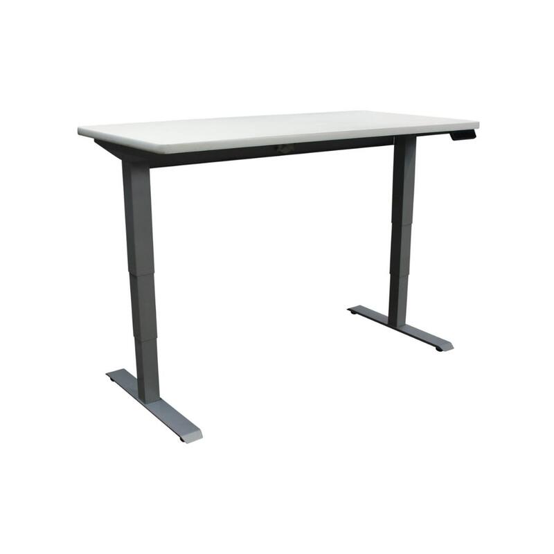 Used 30×60 Electric Sit Stand Desk, White - Image 1
