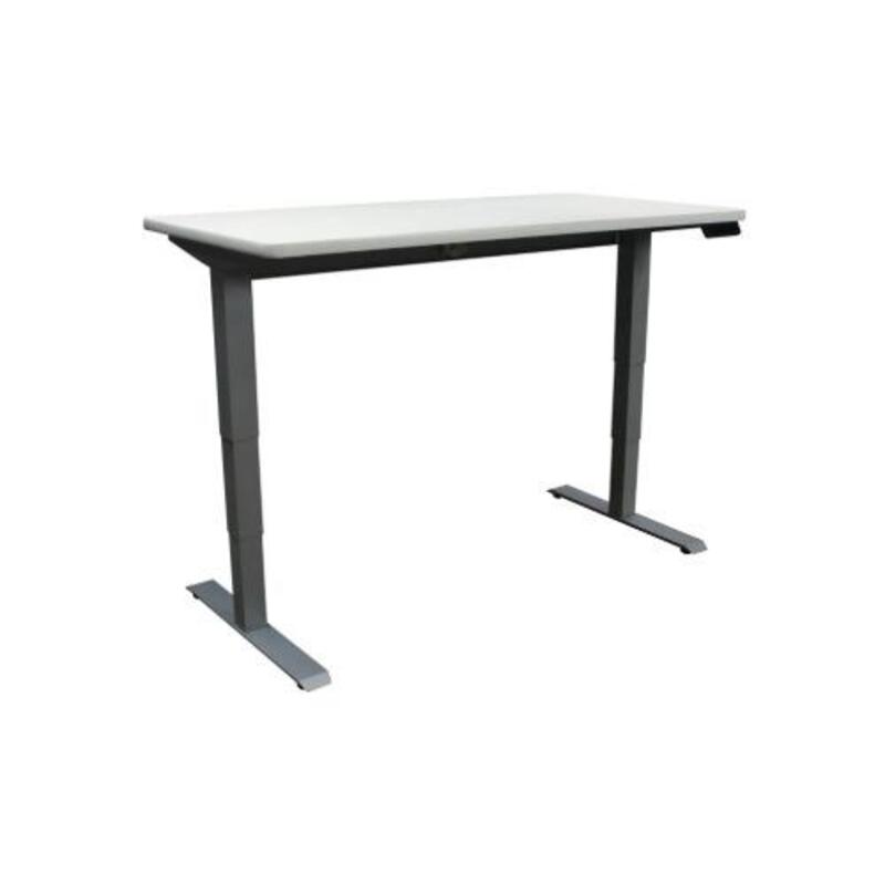 AMQ Used 30×60 Electric Sit Stand Desk, White - Thumbnail 2