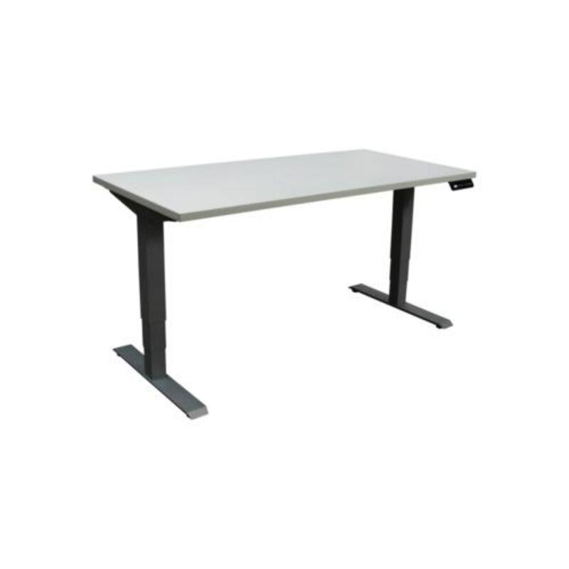 AMQ Used 30×60 Electric Sit Stand Desk, White - Image 1