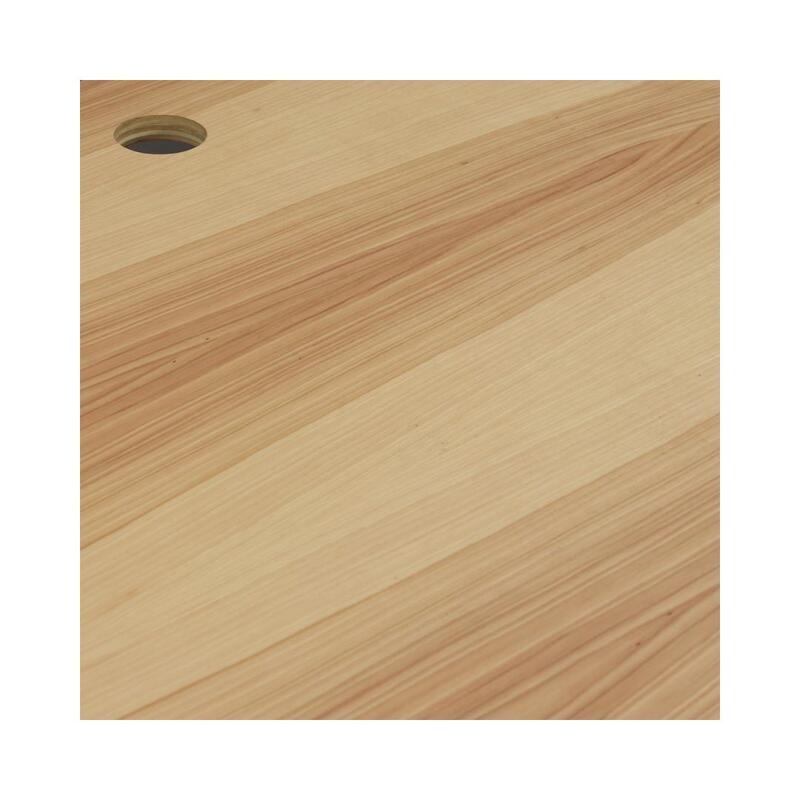 29×53 In Used Adjustable Height Table Desk, Light Oak - Thumbnail 5