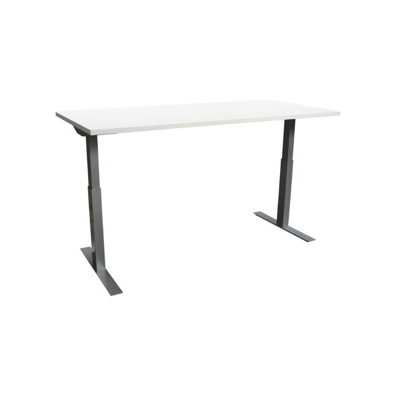 Used 30×69 Electric Adjustable Height Desk, White - Image 1