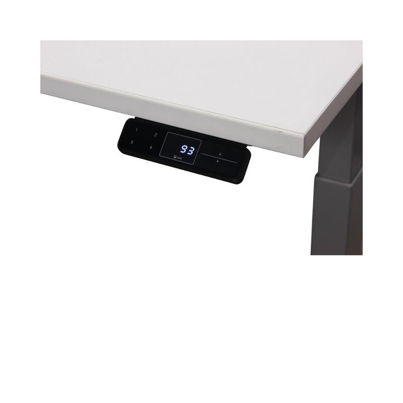 Adjustable Height Used 29×58 Electric Sit Stand Desk, White - Thumbnail 4