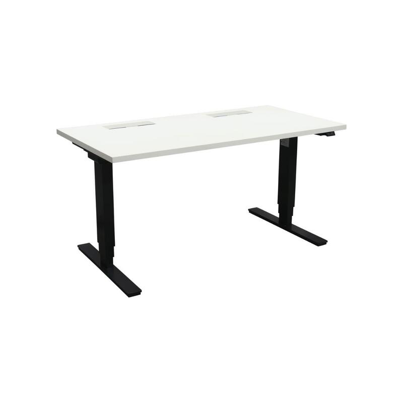Toggle Used 30×60 Adjustable Height Heavy Duty Table Desk, White - Thumbnail 2