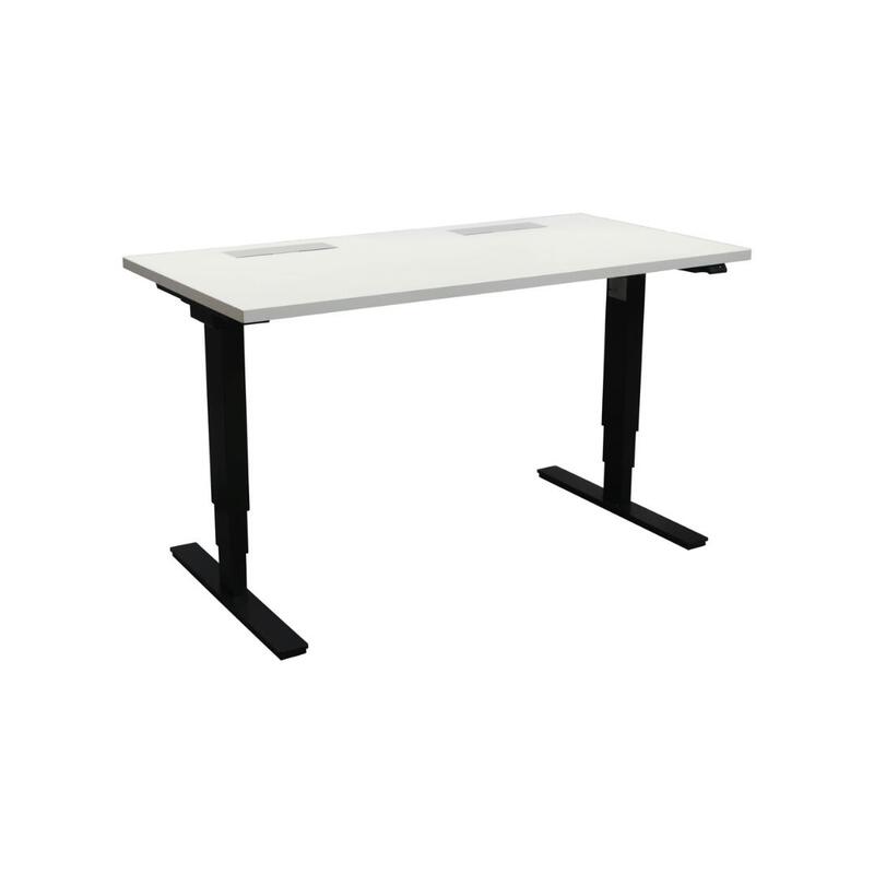Toggle Used 30×60 Adjustable Height Heavy Duty Table Desk, White - Image 1