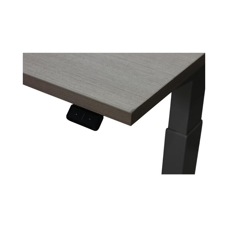 Adjustable Height Used 29×70 Electric Sit Stand Desk, Light Gray - Thumbnail 4