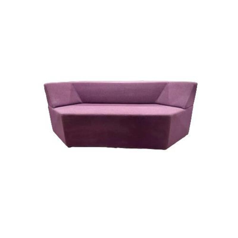 Hightower Prism Bench with Back 82" - Image 1