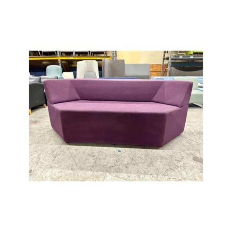 Hightower Prism Bench with Back 82" - Thumbnail 2