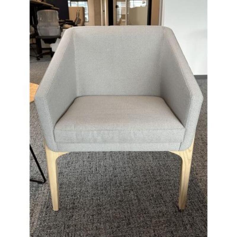 Carolina Elani Armchair an OFS Company (Gray/Maple) - Thumbnail 3