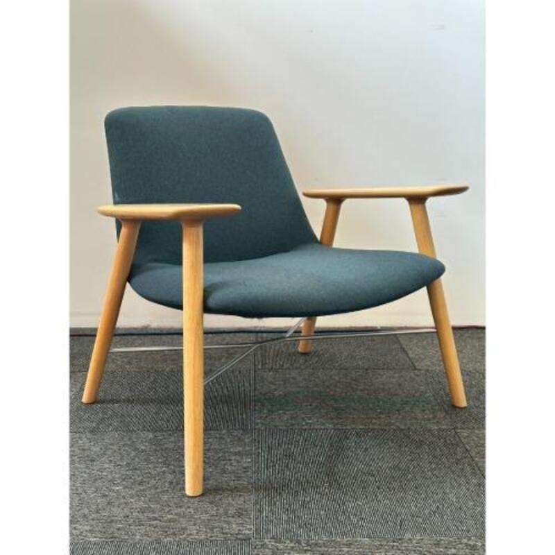 Keihauer Oro Ash Lounge Chair (Blue/Ash) - Thumbnail 2