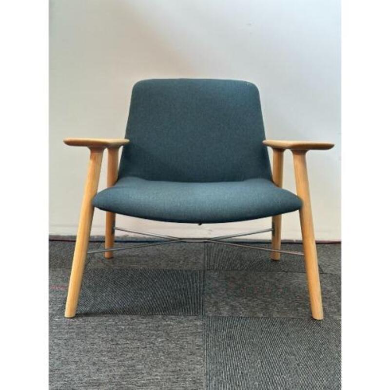 Keihauer Oro Ash Lounge Chair (Blue/Ash) - Thumbnail 3