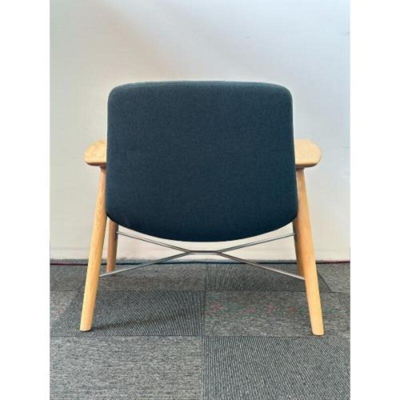 Keihauer Oro Ash Lounge Chair (Blue/Ash) - Thumbnail 4