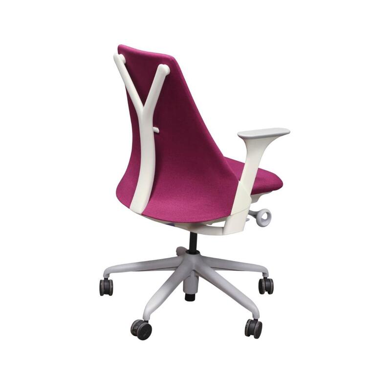 Sayl Used Conference Chair, Magenta - Thumbnail 2