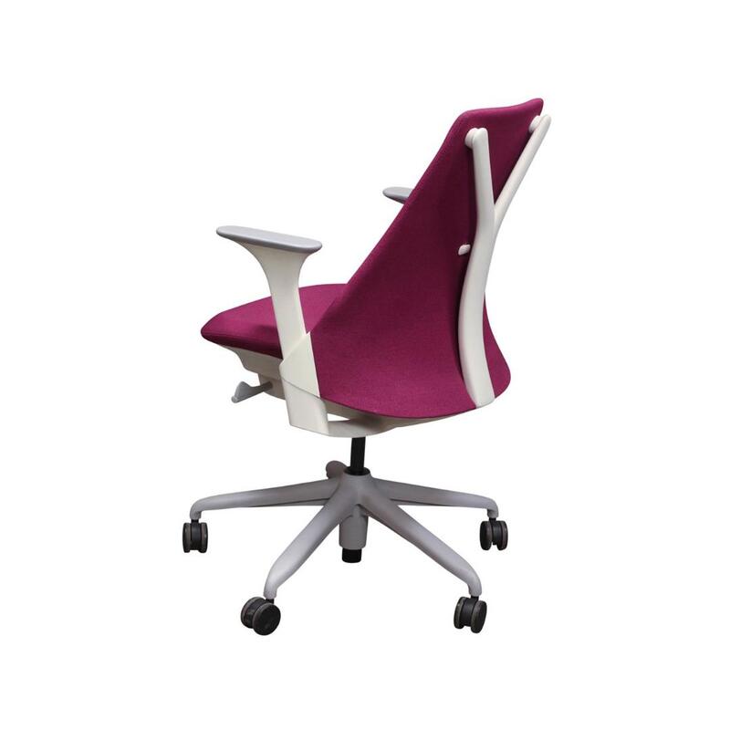 Sayl Used Conference Chair, Magenta - Thumbnail 3
