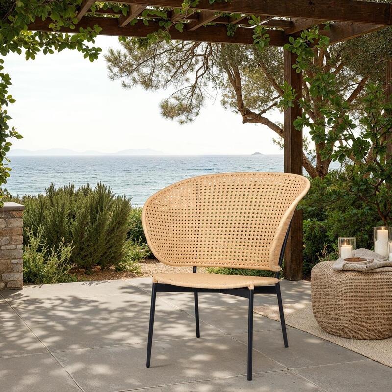Gorm Outdoor Highback Lounge Chair - Thumbnail 5