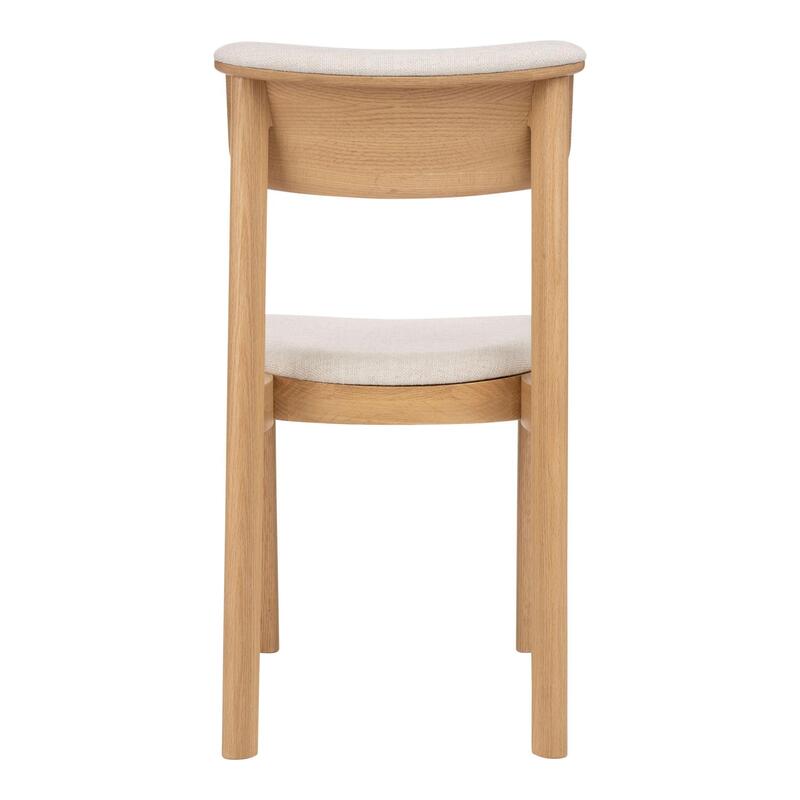 Noki Side Chair w/Upholstered Seat - Thumbnail 4
