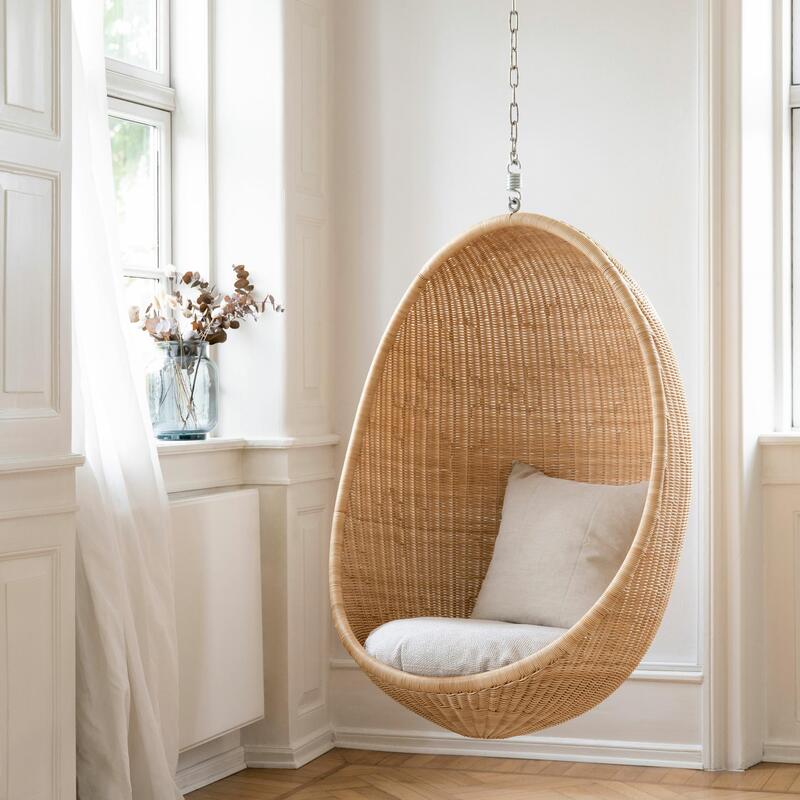 Nanna Ditzel Hanging Egg Chair w/Cushion - Thumbnail 4