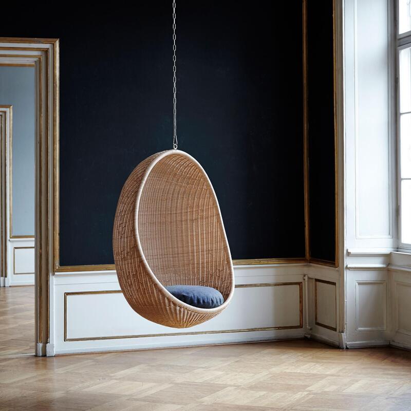 Nanna Ditzel Hanging Egg Chair w/Cushion - Thumbnail 3