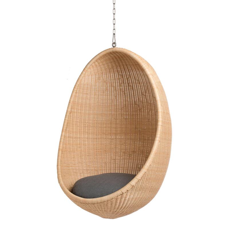 Nanna Ditzel Hanging Egg Chair w/Cushion - Image 1
