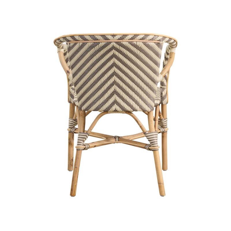 Madeleine Arm Chair Chevron - Thumbnail 4