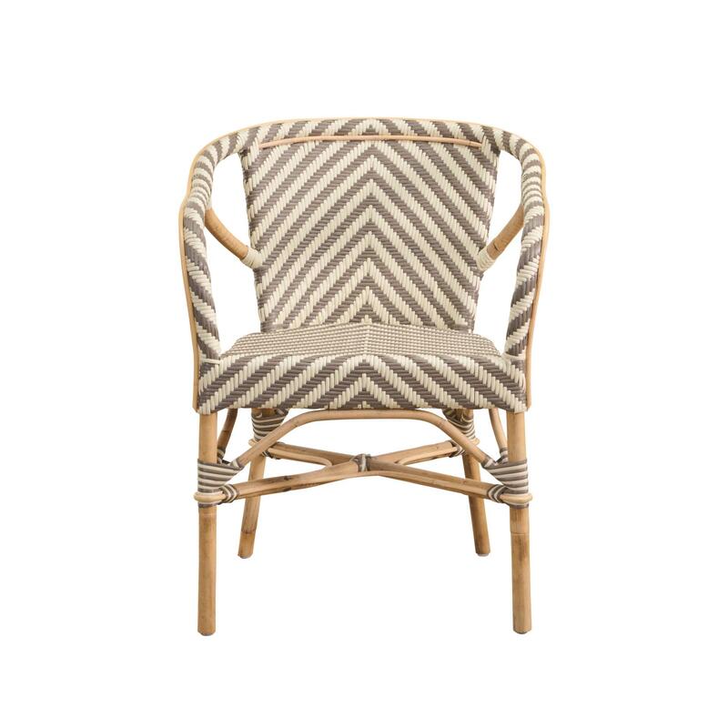 Madeleine Arm Chair Chevron - Thumbnail 2