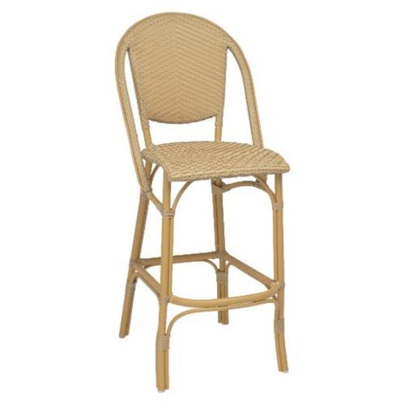 Sofie Bar Stool AluRattan - Image 1