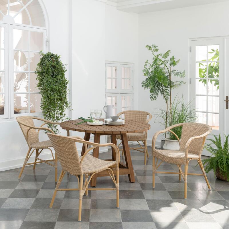 Madeleine Arm Chair AluRattan - Thumbnail 5