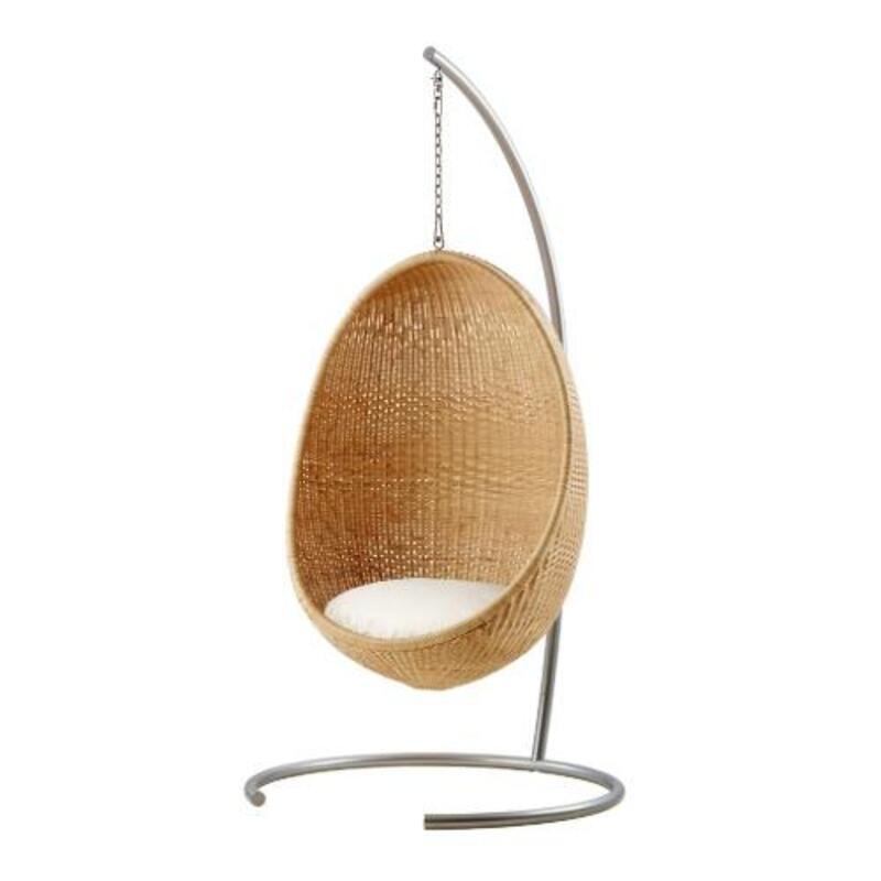 Nanna Ditzel Hanging Egg Chair w/Cushion - Image 1