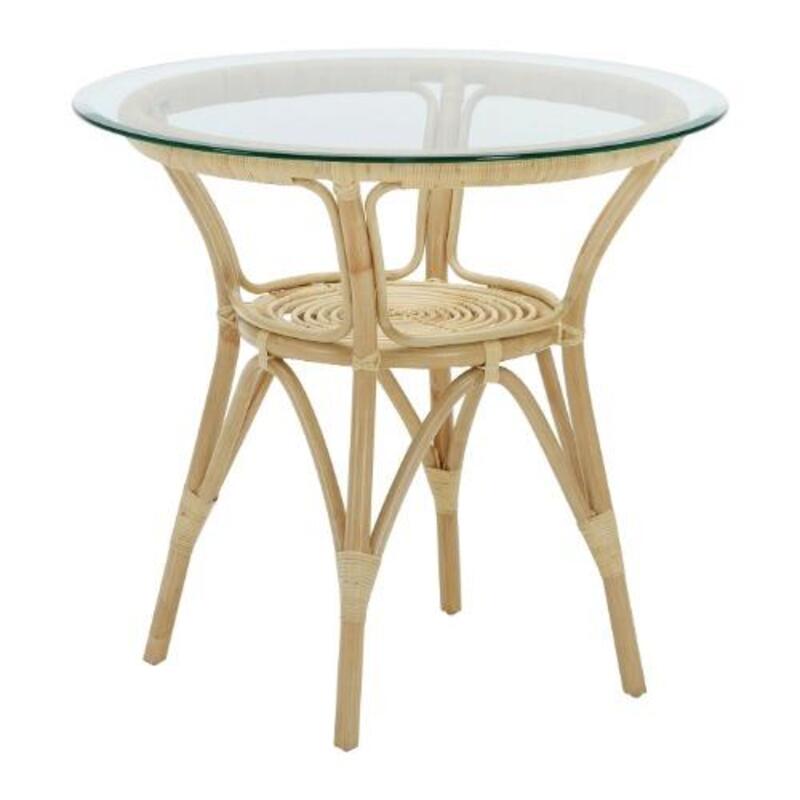 Tony Cafe Table w/Glass Top - Image 1