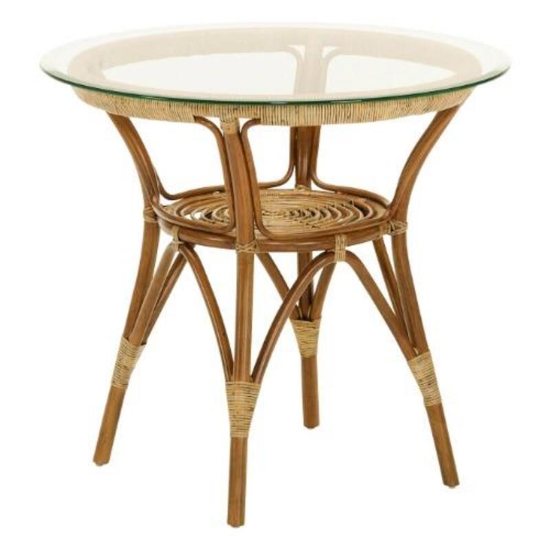 Tony Cafe Table w/Glass Top - Image 1
