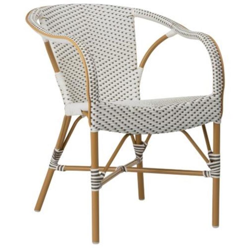 Madeleine Arm Chair AluRattan - Image 1