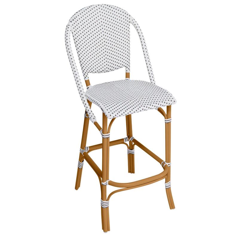 Sofie Bar Stool AluRattan - Image 1