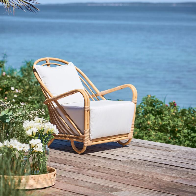 Charlottenborg Chair Exterior w/Seat and Back Cushions - Thumbnail 2