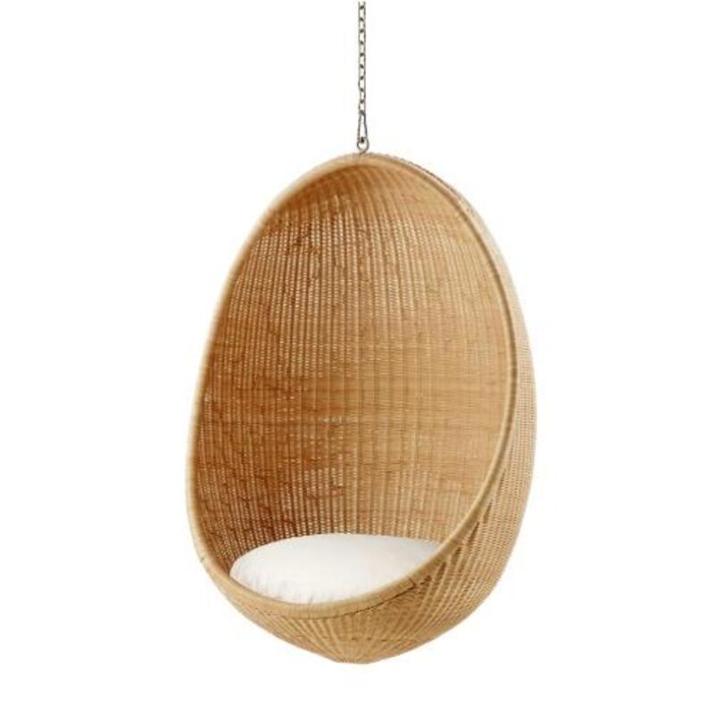 Nanna Ditzel Hanging Egg Chair w/Cushion - Image 1