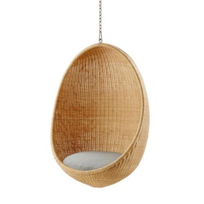 Nanna Ditzel Hanging Egg Chair w/Cushion - Image 1