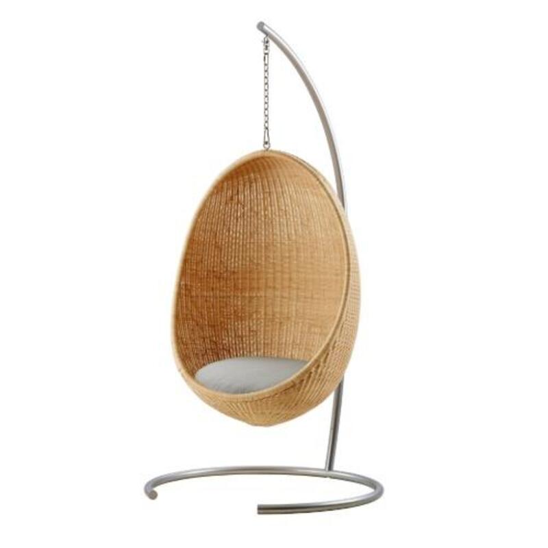 Nanna Ditzel Hanging Egg Chair w/Cushion - Image 1