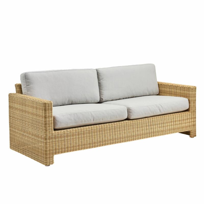 Sixty 3-Seater Sofa w/Cushion - Image 1