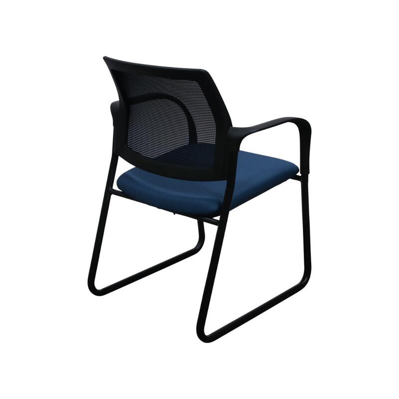 Used Mesh Back Sled Base Side Chair - Thumbnail 2