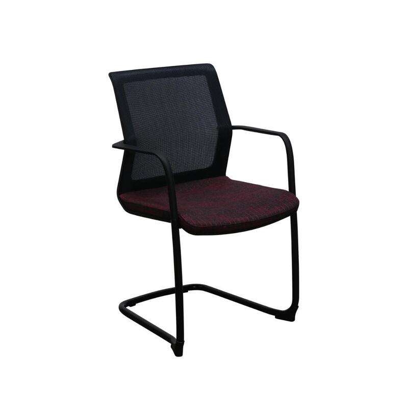 Used Black Mesh Guest Chair - Image 1