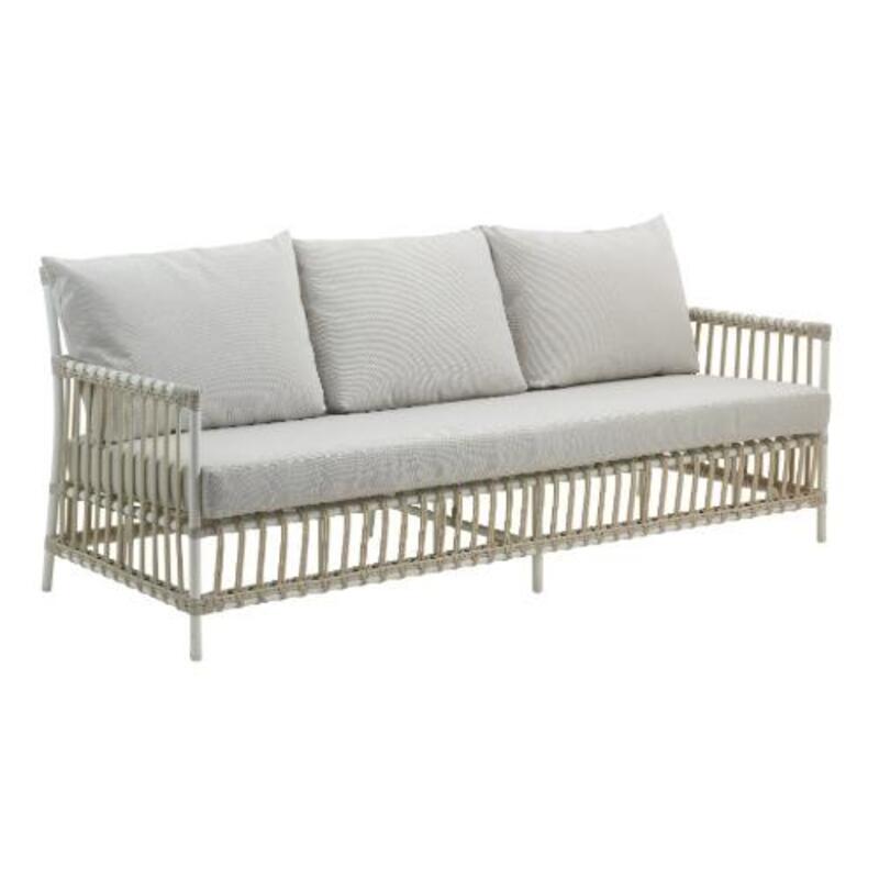 Caroline 3-Seater Exterior w/Seat and Back Cushions - Image 1
