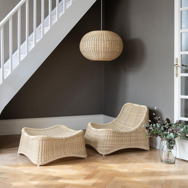 Nanna Ditzel Chill Rattan Chair and Stool Parent - Thumbnail 2