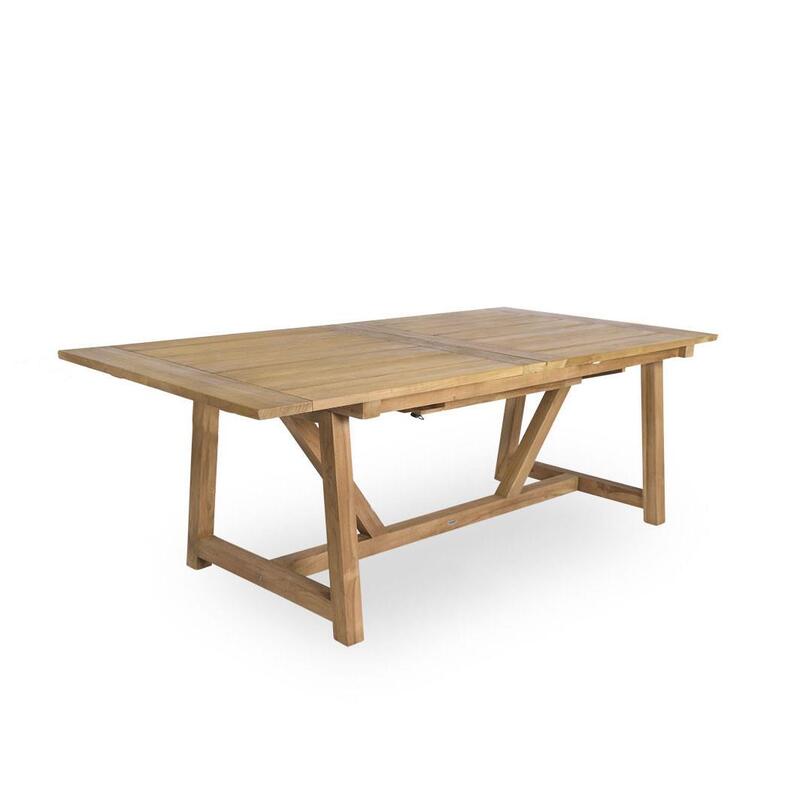 George Teak Extension Table - Image 1