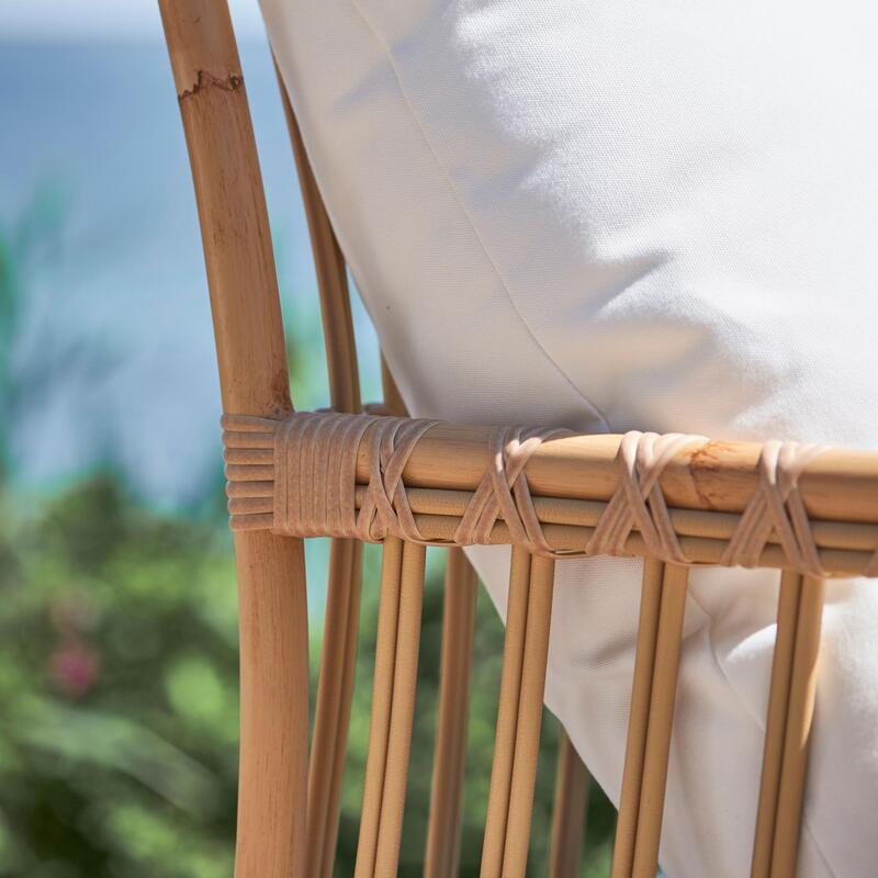 Caroline Lounge Chair Exterior w/Seat and Back Cushion - Thumbnail 2