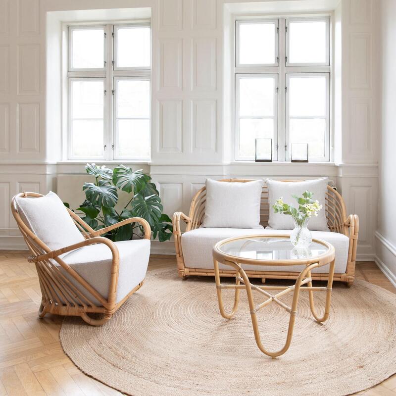 Charlottenborg Table w/ Glass Insert - Thumbnail 2