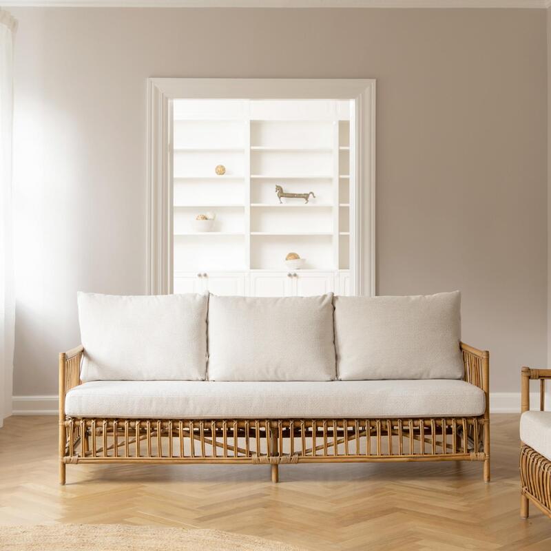 Caroline 3-Seater Sofa w/ Seat and Back Cushions - Thumbnail 2