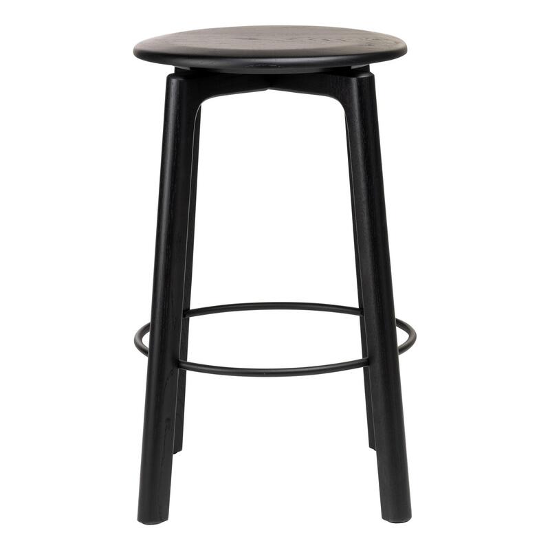 Glide Counter Stool w/Wood Seat - Thumbnail 2