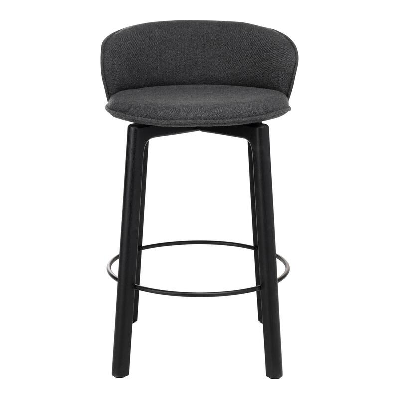 Glide Counter Stool w/Backrest - Upholstered - Thumbnail 2