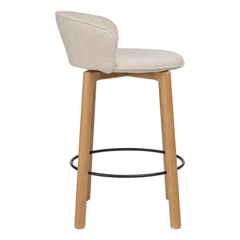 Glide Counter Stool w/Backrest - Upholstered - Thumbnail 3
